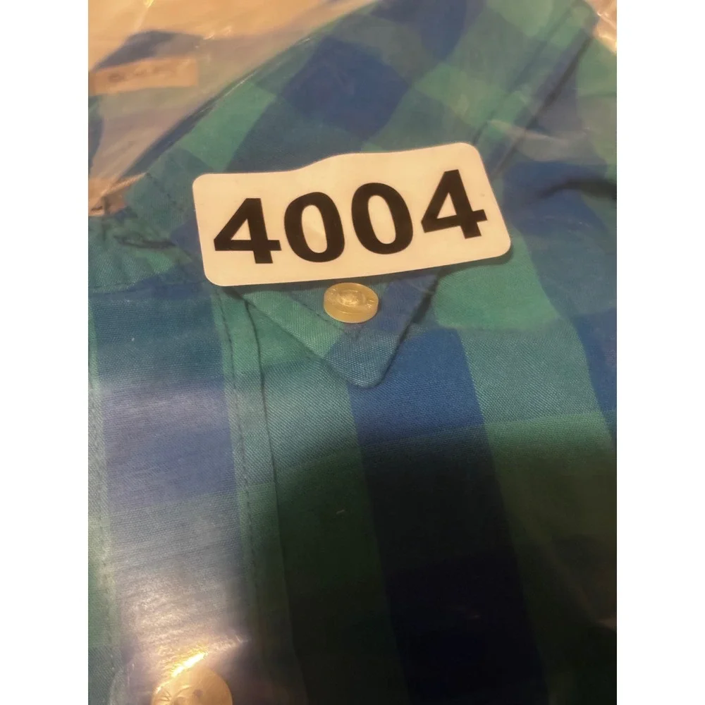 Vintage J Crew Slim Shirt Men's XL Dress Turquoise Blue‎ Long Sleeve 100% Cotton